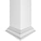 Ekena Millwork Craftsman Classic Square Non-Tapered, Smooth PVC Column, Crown Capital & Crown Base CC0610ENPCRCR - alternate 4